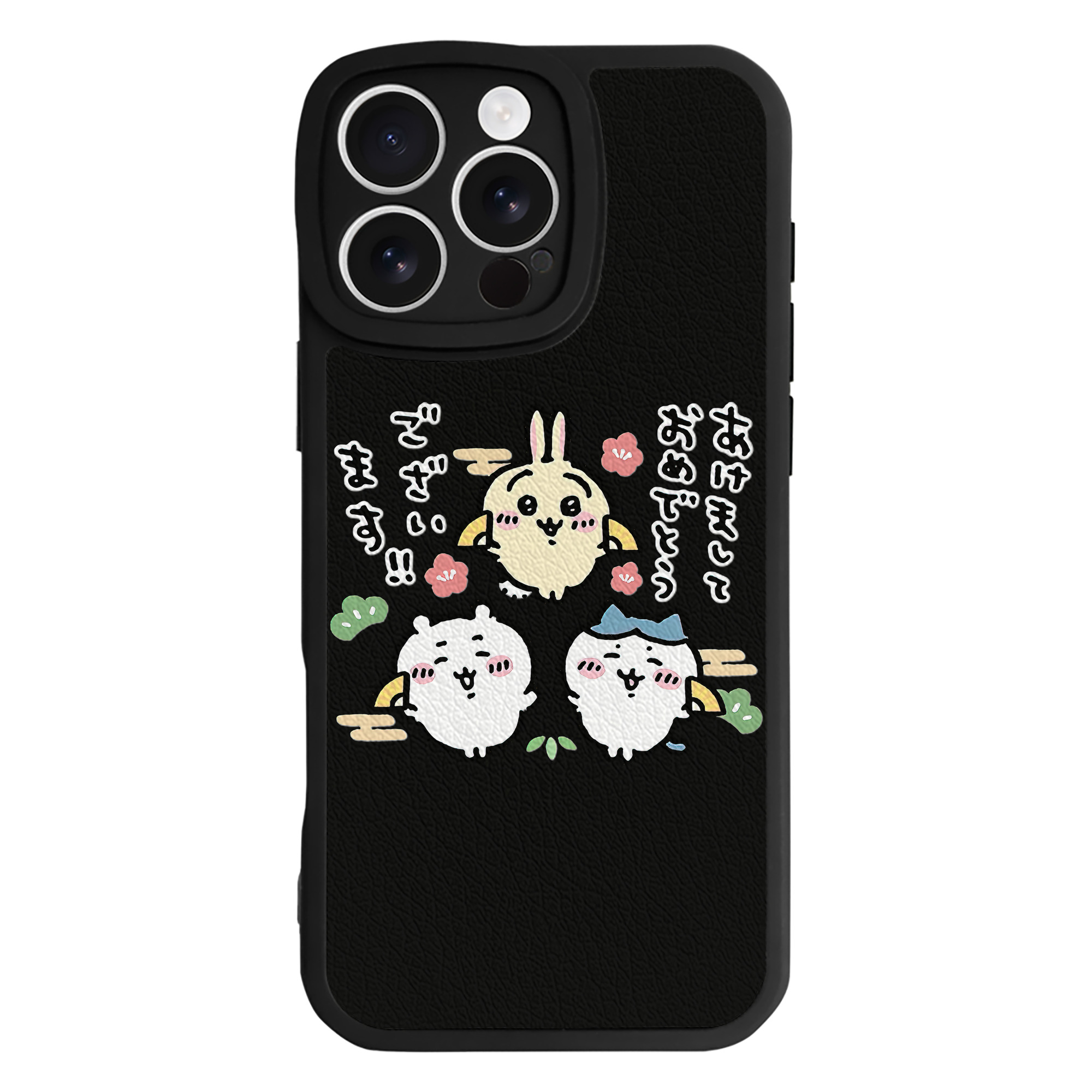 （画像用） ちいかわ ちいかわ Chii-kawa chiikawa 【iPhone 16シリーズ対応】シリコンスマホケース（レザー調） 材質：シリコン